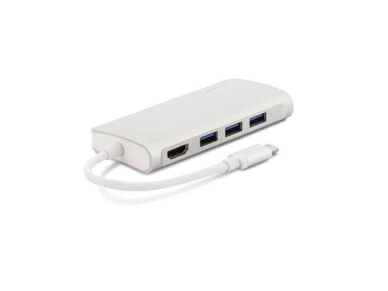 LMP Dockingstation USB-C Mini Dock Silber