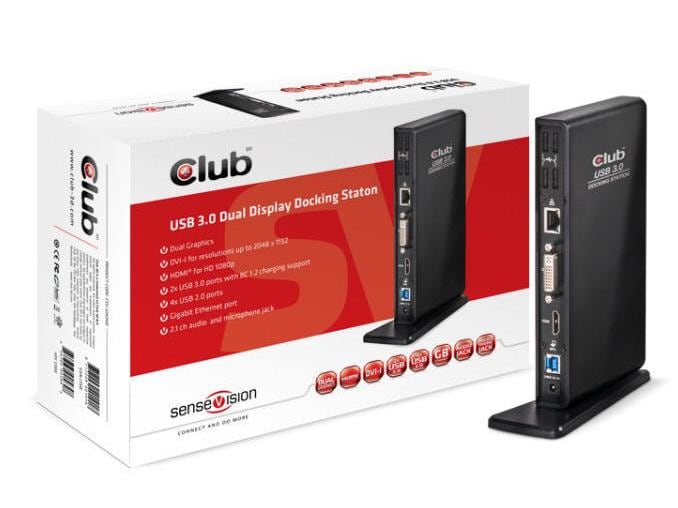 Club 3D Station d'accueil CSV-3242HD USB 3.0