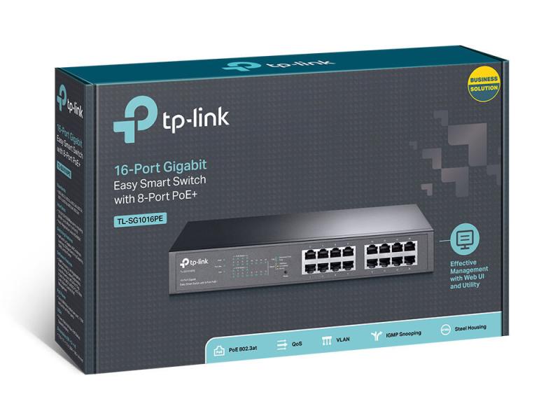 TP-Link PoE+ Switch TL-SG1016PE 16 Port