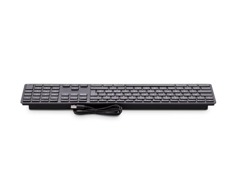 LMP Clavier KB-1243 Noir, disposition Mac CH avec pavé numérique