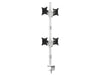 Multibrackets Tischhalterung Officeline Quad B2B bis 8 kg – Weiss