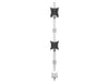 Multibrackets Tischhalterung Officeline Quad B2B bis 8 kg – Weiss