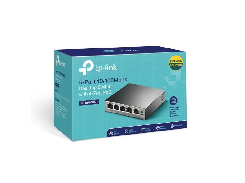 TP-Link PoE Switch TL-SF1005P 5 Port