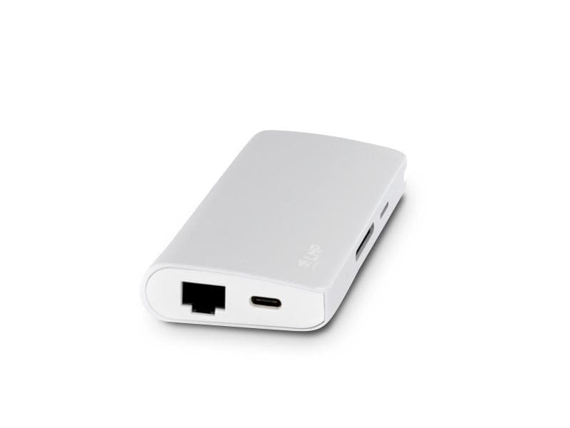 LMP Dockingstation USB-C Travel Dock Silber