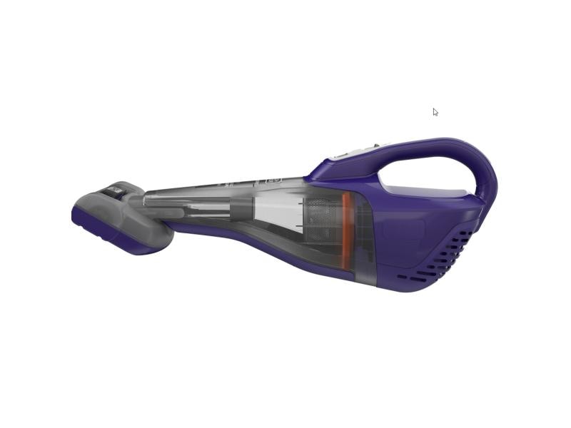 BLACK+DECKER Aspirateur à main sans fil Dustbuster Pet Titane/Violet