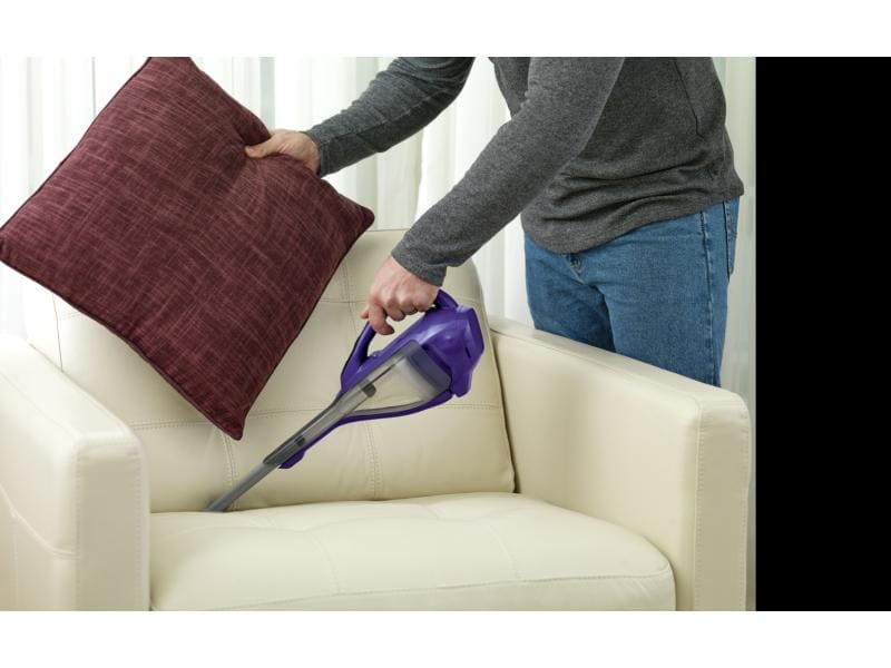 BLACK+DECKER Aspirateur à main sans fil Dustbuster Pet Titane/Violet