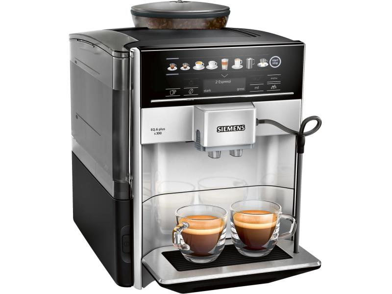 Siemens Kaffeevollautomat EQ.6 plus s300 Grau, Schwarz