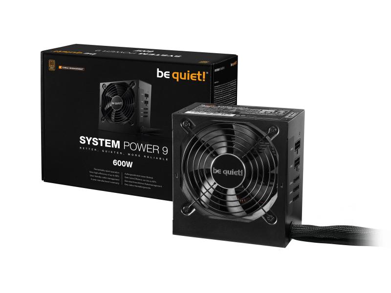 be quiet! Bloc d’alimentation System Power 9 CM 600 W