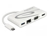 Delock Dockingstation USB 3.1 Typ-C - HDMI/VGA/GLAN/PD