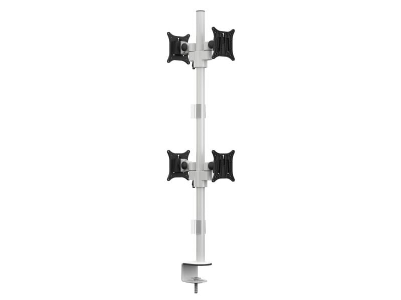 Multibrackets Tischhalterung Officeline Quad B2B bis 8 kg – Weiss