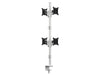 Multibrackets Tischhalterung Officeline Quad B2B bis 8 kg – Weiss