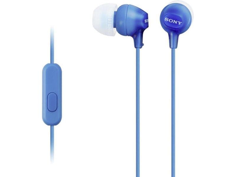 Sony Écouteurs intra-auriculaires MDREX15APLI Bleu