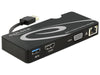 Delock Station d'accueil USB3.0 HDMI/VGA/USB3/LAN