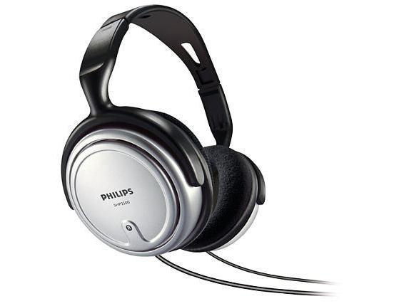 Philips Casques extra-auriculaires SHP2500/10 Gris; Noir