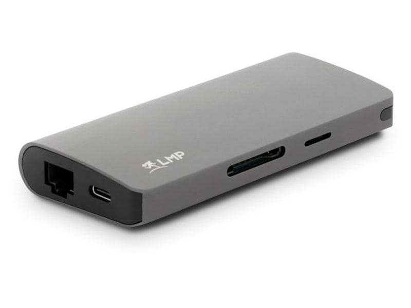 LMP Station d'accueil USB-C Travel Dock Gris Espace