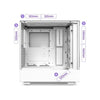 NZXT Boîtier d’ordinateur H5 Elite Blanc mat