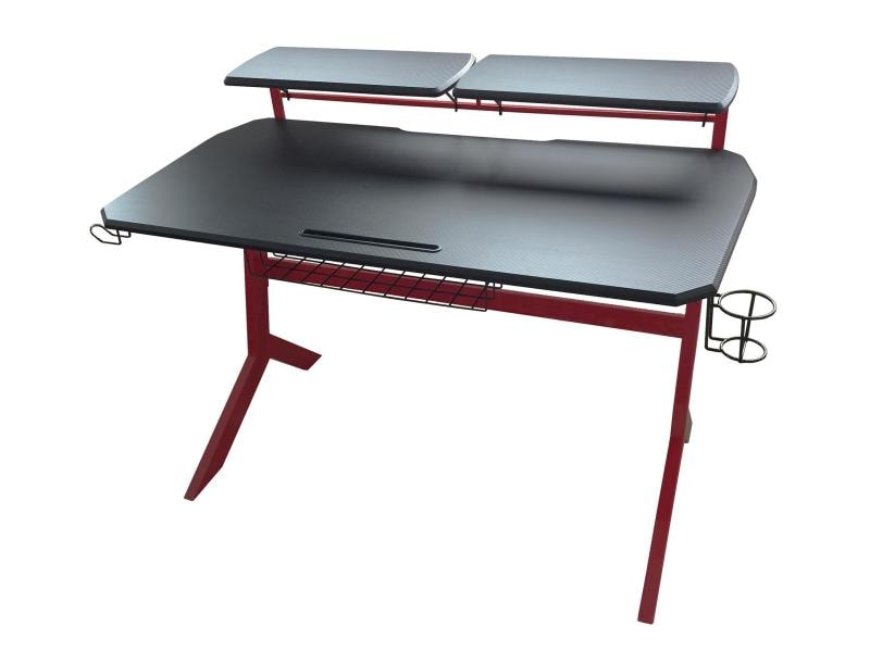 LC-Power Table de jeu LC-GD-1R Noir/Rouge