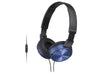 Sony Casques extra-auriculaires MDR-ZX310AP Noir; Bleu