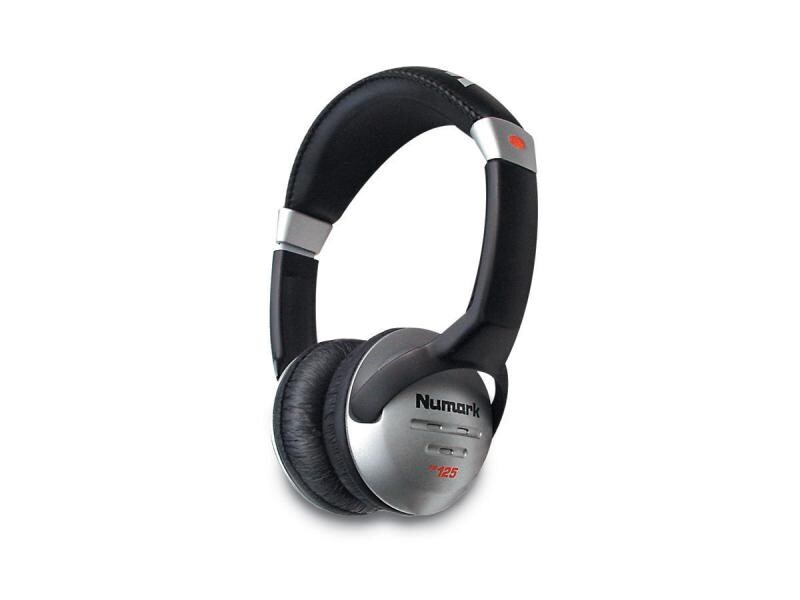 Numark On-Ear-Kopfhörer HF125 Silber; Schwarz