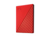 Western Digital Disque dur externe My Passport 2 TB, Rouge