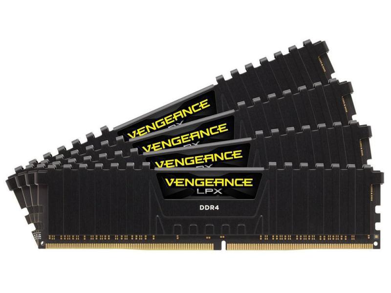 Corsair Vengeance LPX, DDR4, 64 Go (4 x 16 Go), 2666 MHz - noir