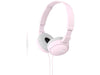 Sony Casques extra-auriculaires MDR-ZX110APP Rose