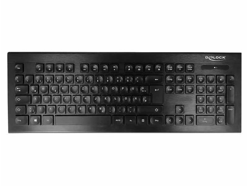 Delock Tastatur 12671 Wireless Water Drop DE-Layout