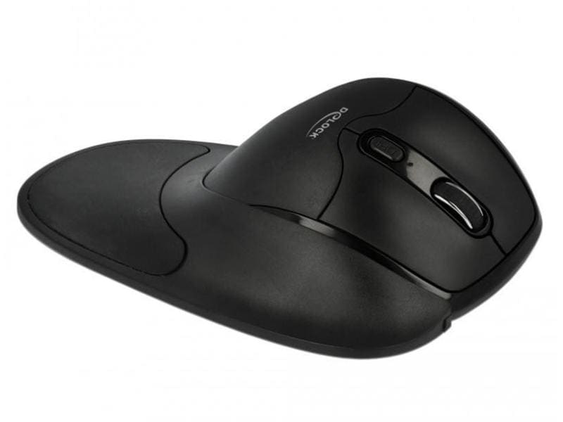 Delock Ergonomische Maus 12673 Wireless für Rechtshänder