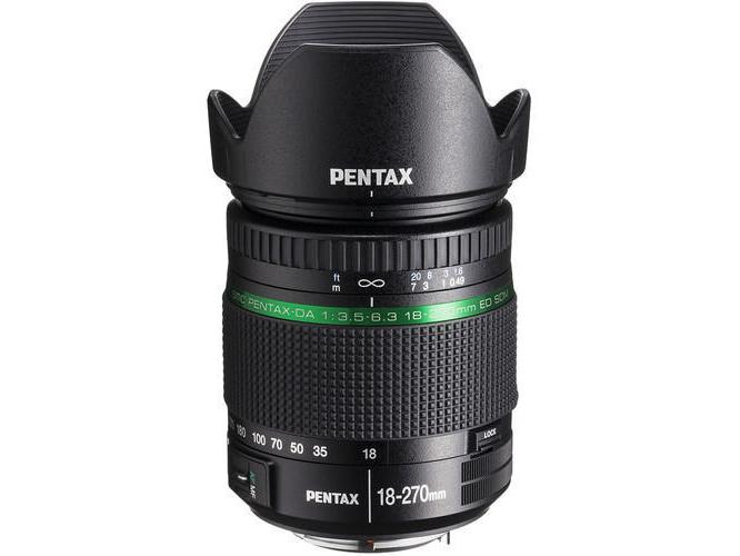 Pentax Objectif zoom DA smc 18-270mm F/3.5-6.3 ED SDM Pentax K