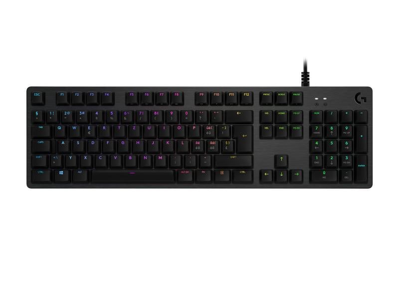 Logitech Clavier de gaming G512 GX Brown Carbon