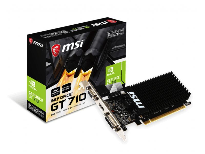 MSI Grafikkarte GeForce GT 710 2GD3H LP