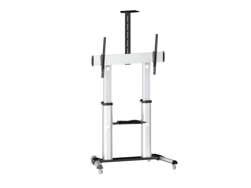 PureMounts Trolley TV PDS-0011C Noir/Argenté