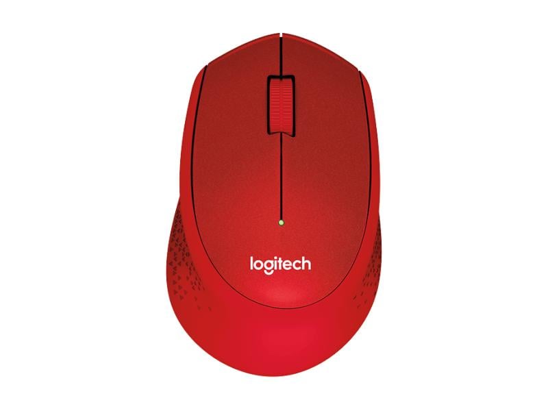 Logitech Souris M330 Silent Plus rouge