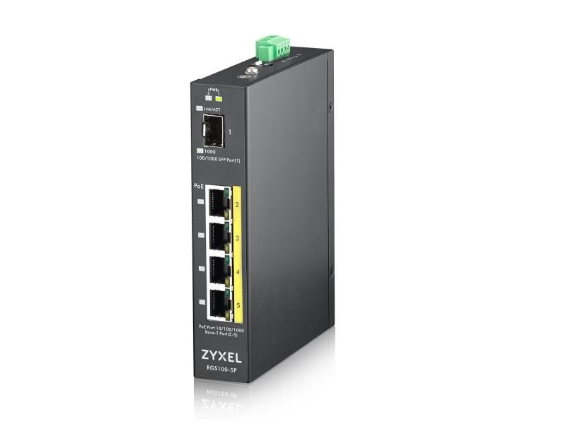 Zyxel PoE+ Switch RGS100-5P 5 Port