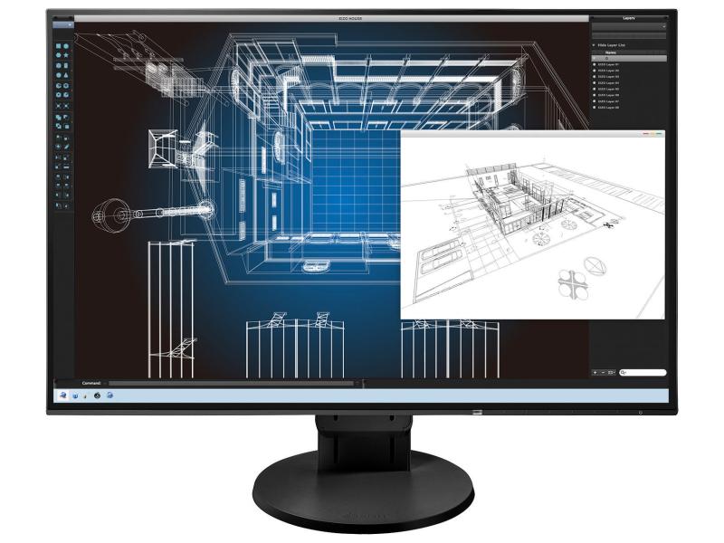 EIZO Moniteur EV2456W-Swiss Edition Noir