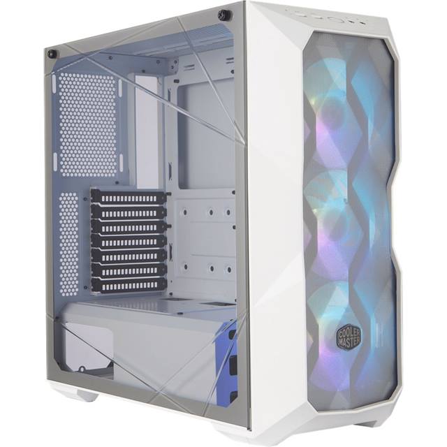 Cooler Master Boîtier d’ordinateur MasterBox TD500 ARGB Blanc