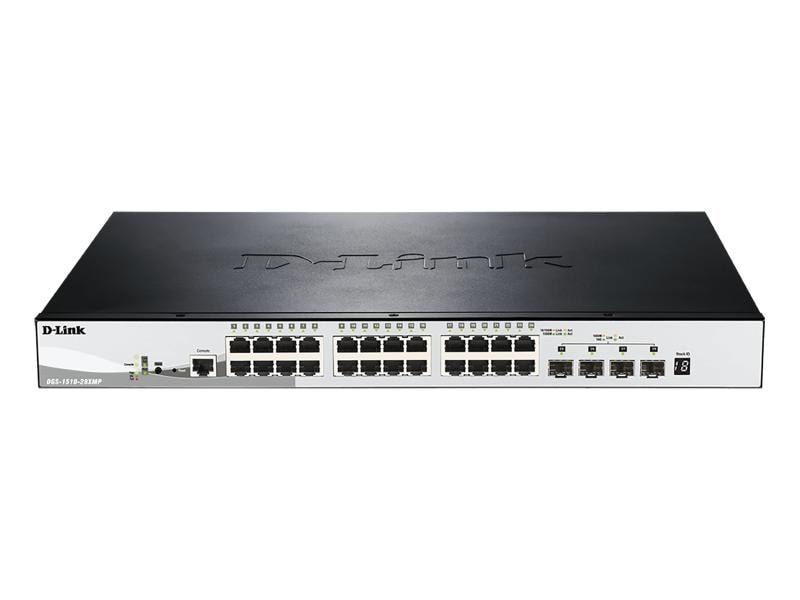 D-Link PoE+ Switch DGS-1510-28XMP 24 Port