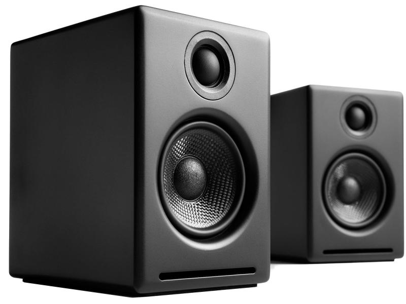 audioengine Regallautsprecher Paar A2+ Wireless Schwarz