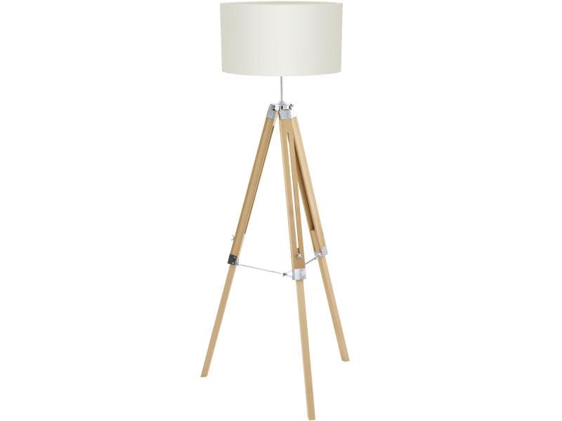 EGLO Leuchten Lampe sur pied LANTADA 1x E27 Blanc