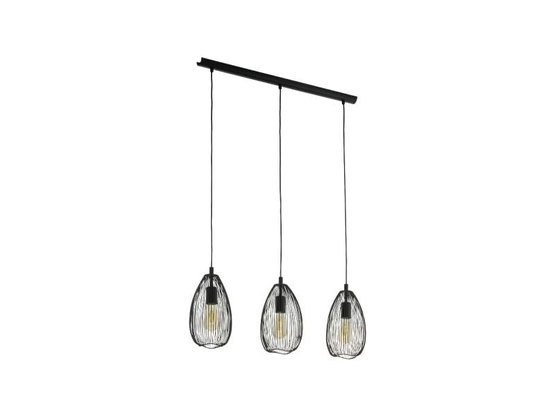 EGLO Leuchten Lampe suspendue CLEVEDON 3x E27