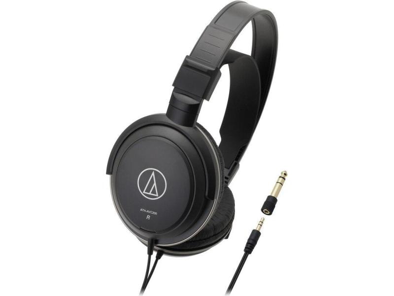 Audio-Technica Casques supra-auriculaires ATH-AVC200 Noir