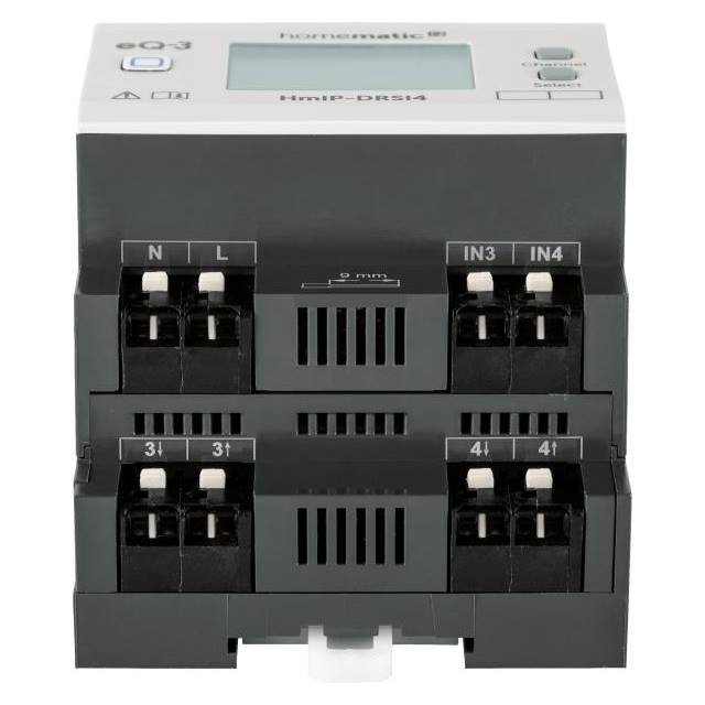 HomeMatic IP Funk-Schaltaktor für Hutschienenmontage 4-fach