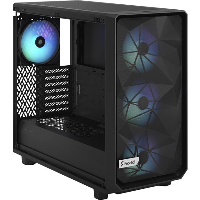 Fractal Design Boîtier d’ordinateur Meshify 2 Lite RGB TG Light Tint Noir