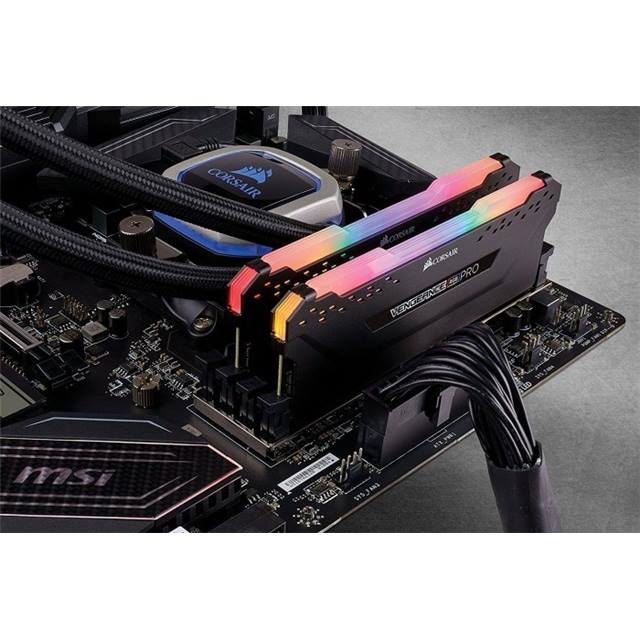 Corsair DDR4-RAM Vengeance RGB PRO Black iCUE 3200 MHz 2x 16 GB