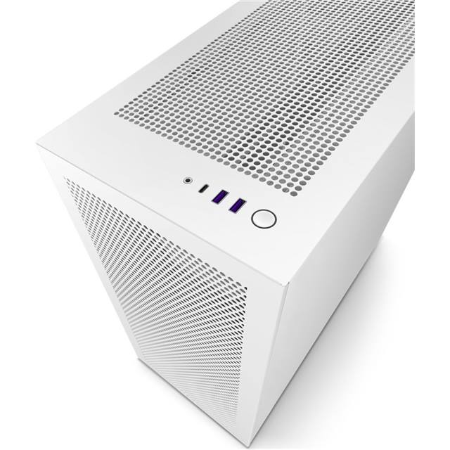 NZXT Boîtier d’ordinateur H7 Flow Blanc mat