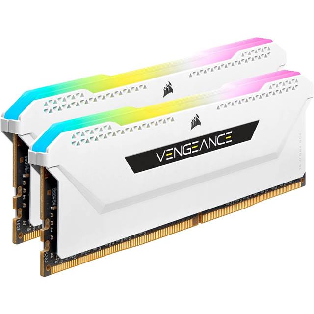 Corsair DDR4-RAM Vengeance RGB PRO SL White iCUE 3200 MHz 2x 16 GB