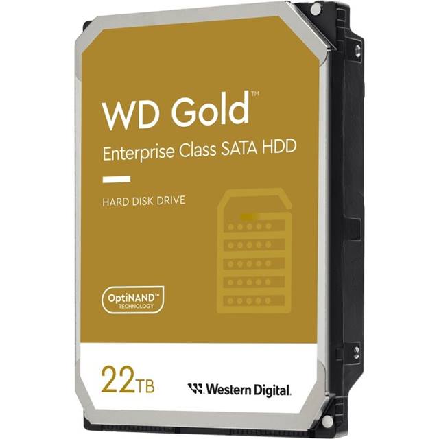 Western Digital Disque dur WD Gold 22 TB 3.5"