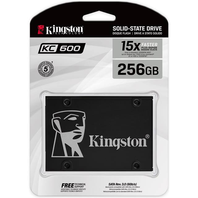 Kingston SSD KC600 2.5" SATA 256 GB