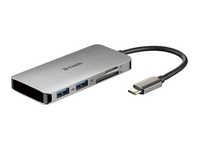 D-Link Station d'accueil DUB-M610 USB3.0/HDMI/Lecteur de carte/chargeur USB-C