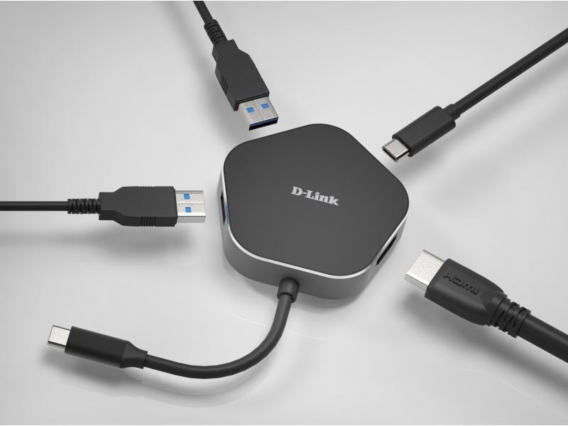 D-Link Station d'accueil DUB-M420 Connecteur de chargement HDMI/USB3.0/USB-C